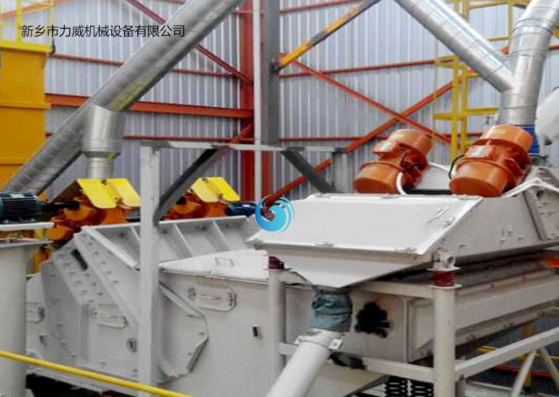 布料器麻豆性视频在线机制砂分级现场