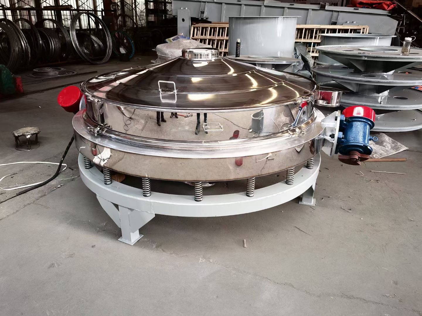 食品级麻豆性视频在线那里生产食盐、白砂糖筛选机